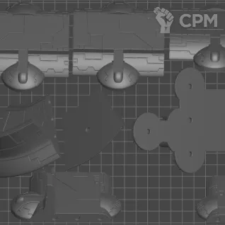 Описание картинки Tidewall Shieldline + Tidewall defence platform (скан) от WAAAAAAGHshop по цене 3 000руб | Свободный Рынок Миниатюр - СРМ