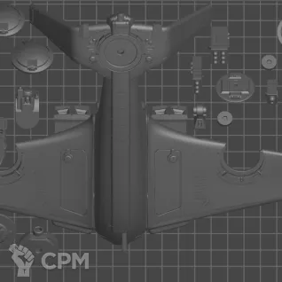 Описание картинки Универсальный набор Sun Shark Bomber/ Razorshark Strike Fighter от WAAAAAAGHshop по цене 2 500руб | Свободный Рынок Миниатюр - СРМ