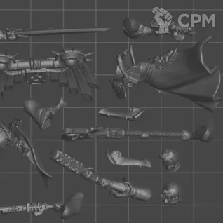 Описание картинки Canoness with jump pack (скан) + битсы(закачка) от WAAAAAAGHshop по цене 300руб | Свободный Рынок Миниатюр - СРМ