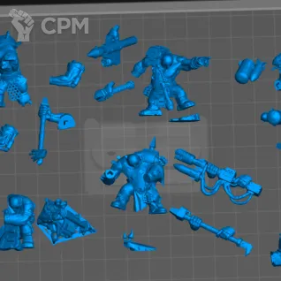 Описание картинки Wrecka Krew  / Tankbustas - Альтернатива от 3D6 по цене 1 100руб | Свободный Рынок Миниатюр - СРМ