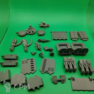 Описание картинки Land Raider Crusader от AmRi3D по цене 2 480руб | Свободный Рынок Миниатюр - СРМ
