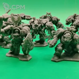 Описание картинки Blood Angel Space Hulk Terminators от AmRi3D по цене 2 000руб | Свободный Рынок Миниатюр - СРМ