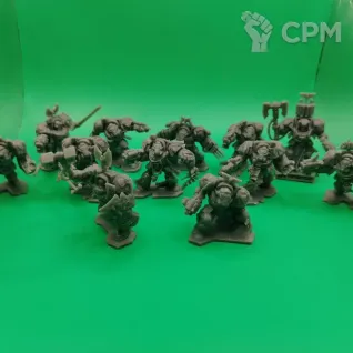Описание картинки Blood Angel Space Hulk Terminators от AmRi3D по цене 2 000руб | Свободный Рынок Миниатюр - СРМ
