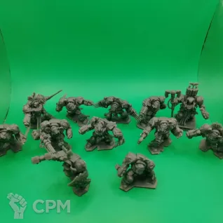 Описание картинки Blood Angel Space Hulk Terminators от AmRi3D по цене 2 000руб | Свободный Рынок Миниатюр - СРМ