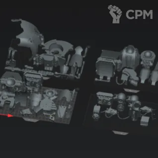 Описание картинки Acastus Knight Porphyrion / Акастус Порфирион от 3D6 по цене 6 901руб | Свободный Рынок Миниатюр - СРМ