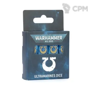 Описание картинки Ultramarines Dice Set от MiniaturesFAN по цене 3 990руб | Свободный Рынок Миниатюр - СРМ