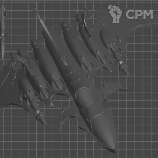 Описание картинки Voidraven Bomber от WAAAAAAGHshop по цене 2 000руб | Свободный Рынок Миниатюр - СРМ