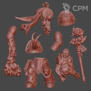 Описание картинки Malignant Plaguecaster от WAAAAAAGHshop по цене 300руб | Свободный Рынок Миниатюр - СРМ