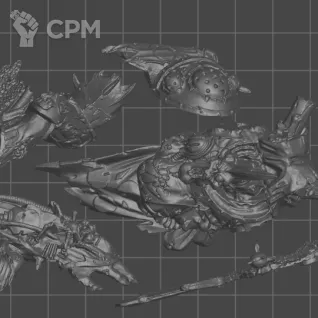 Описание картинки Daemon Prince of Nurgle (скан) от WAAAAAAGHshop по цене 700руб | Свободный Рынок Миниатюр - СРМ