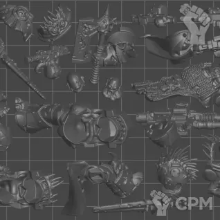Описание картинки Расширенный отряд Blightlord Terminators (скан) + битсы (закачка) от WAAAAAAGHshop по цене 1 200руб | Свободный Рынок Миниатюр - СРМ