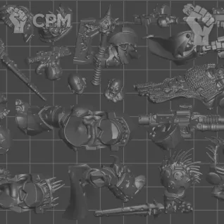 Описание картинки Расширенный отряд Blightlord Terminators (скан) + битсы (закачка) от WAAAAAAGHshop по цене 1 200руб | Свободный Рынок Миниатюр - СРМ