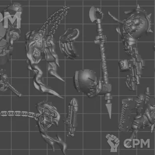 Описание картинки Расширенный отряд Blightlord Terminators (скан) + битсы (закачка) от WAAAAAAGHshop по цене 1 200руб | Свободный Рынок Миниатюр - СРМ