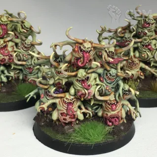 Описание картинки Nurglings от WAAAAAAGHshop по цене 300руб | Свободный Рынок Миниатюр - СРМ