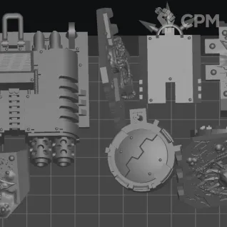 Описание картинки Chaos Land Raider от WAAAAAAGHshop по цене 2 200руб | Свободный Рынок Миниатюр - СРМ