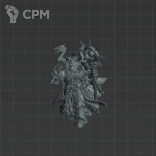 Описание картинки Sorcerer скан от Alexandrian workshop по цене 300руб | Свободный Рынок Миниатюр - СРМ