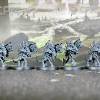Описание картинки Tyranids Barbgaunts от Каджит по цене 3 498руб | Свободный Рынок Миниатюр - СРМ
