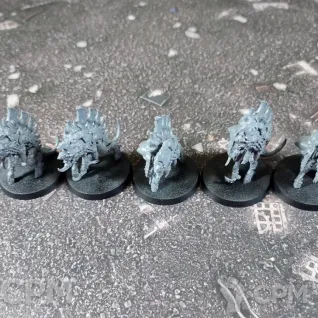 Описание картинки Tyranids Barbgaunts от Каджит по цене 3 498руб | Свободный Рынок Миниатюр - СРМ