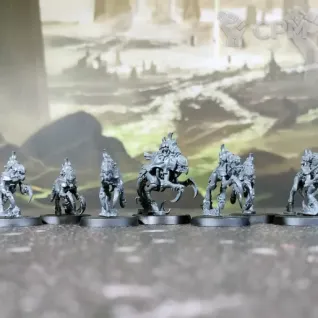 Описание картинки Tyranids Neurogaunts от Каджит по цене 2 498руб | Свободный Рынок Миниатюр - СРМ