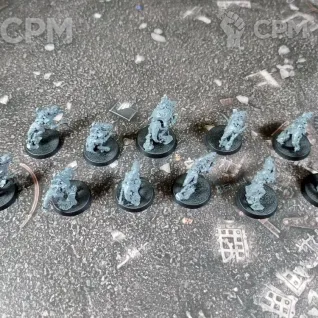 Описание картинки Tyranids Neurogaunts от Каджит по цене 2 498руб | Свободный Рынок Миниатюр - СРМ