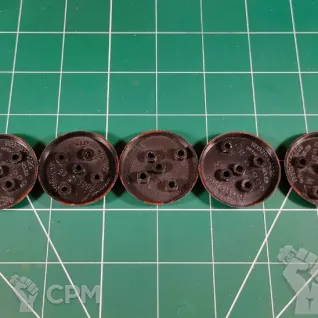 Описание картинки Citadel Base Round 40 GW x5 Базы (Подставки оригинал GW) Relief от Каджит по цене 798руб | Свободный Рынок Миниатюр - СРМ
