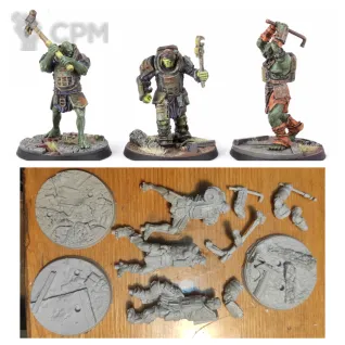 Описание картинки Super mutants skirmishers от Greed's storehouse по цене 1 650руб | Свободный Рынок Миниатюр - СРМ