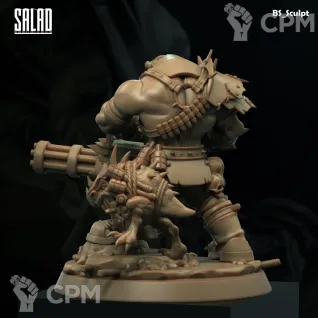 Описание картинки Orc Gunner от Naggaroth Night по цене 2 000руб | Свободный Рынок Миниатюр - СРМ