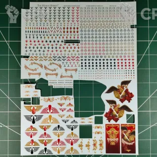 Описание картинки Blood Angels Legion Transfer Sheet Декали Оригинал GW Б/У от Каджит по цене 2 798руб | Свободный Рынок Миниатюр - СРМ