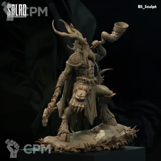 Описание картинки Wood Elf Druid от Naggaroth Night по цене 2 000руб | Свободный Рынок Миниатюр - СРМ