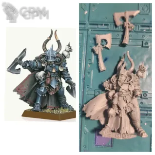 Описание картинки Exalted chaos lord (Gamesday) от Old curiosity shop по цене 550руб | Свободный Рынок Миниатюр - СРМ