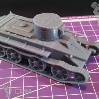 Описание картинки Советский легкий танк БТ-2 / масштаб 1:56/ 28 мм от DModels по цене 790руб | Свободный Рынок Миниатюр - СРМ