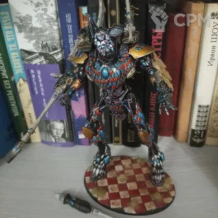 Описание картинки Harlequin Wraithknight от Erpeler по цене 6 900руб | Свободный Рынок Миниатюр - СРМ