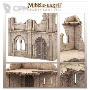 Описание картинки Middle-earth Battle of Osgiliath Terrain от Vault Boy по цене 7 498руб | Свободный Рынок Миниатюр - СРМ