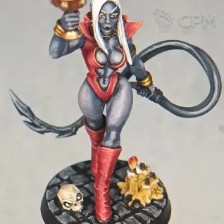 Описание картинки Вампиресса от Nazgul of Mordovia по цене 3 000руб | Свободный Рынок Миниатюр - СРМ