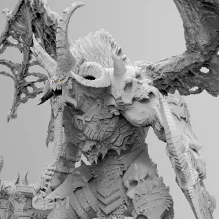 Описание картинки Skarbrand the Exiled One от Naggaroth Night по цене 4 500руб | Свободный Рынок Миниатюр - СРМ