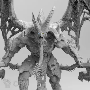 Описание картинки Skarbrand the Exiled One от Naggaroth Night по цене 4 500руб | Свободный Рынок Миниатюр - СРМ