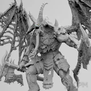 Описание картинки Skarbrand the Exiled One от Naggaroth Night по цене 4 500руб | Свободный Рынок Миниатюр - СРМ