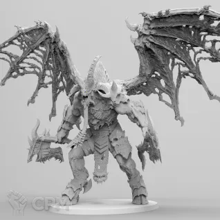 Описание картинки Skarbrand the Exiled One от Naggaroth Night по цене 4 500руб | Свободный Рынок Миниатюр - СРМ
