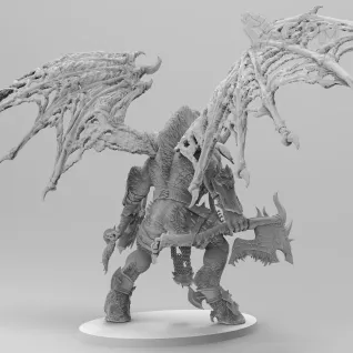 Описание картинки Skarbrand the Exiled One от Naggaroth Night по цене 4 500руб | Свободный Рынок Миниатюр - СРМ