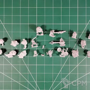 Описание картинки Classic Squigs, Squig Herders, Gnarly Cave Squigs, The Chase от Каджит по цене 4 498руб | Свободный Рынок Миниатюр - СРМ