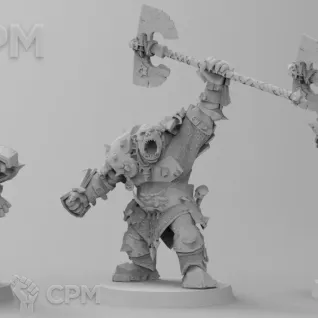 Описание картинки Grimgor Ironhide от Naggaroth Night по цене 600руб | Свободный Рынок Миниатюр - СРМ