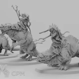 Описание картинки Throt the Unclean (Mounted) от Naggaroth Night по цене 1 200руб | Свободный Рынок Миниатюр - СРМ
