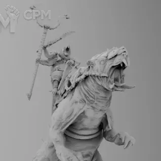 Описание картинки Throt the Unclean (Mounted) от Naggaroth Night по цене 1 200руб | Свободный Рынок Миниатюр - СРМ