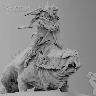 Описание картинки Throt the Unclean (Mounted) от Naggaroth Night по цене 1 200руб | Свободный Рынок Миниатюр - СРМ
