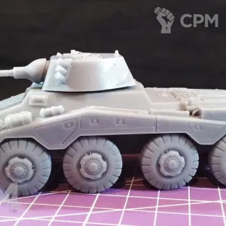 Описание картинки Немецкий бронеавтомобиль Sd.Kfz.234/2 "Пума" / масштаб 1:56 / 28мм от DModels по цене 720руб | Свободный Рынок Миниатюр - СРМ