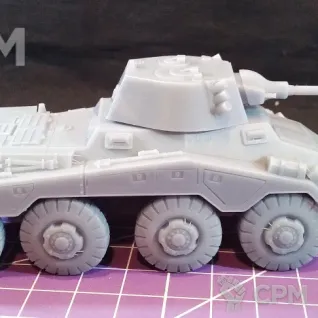 Описание картинки Немецкий бронеавтомобиль Sd.Kfz.234/2 "Пума" / масштаб 1:56 / 28мм от DModels по цене 720руб | Свободный Рынок Миниатюр - СРМ