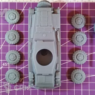 Описание картинки Немецкий бронеавтомобиль Sd.Kfz.234/2 "Пума" / масштаб 1:56 / 28мм от DModels по цене 720руб | Свободный Рынок Миниатюр - СРМ