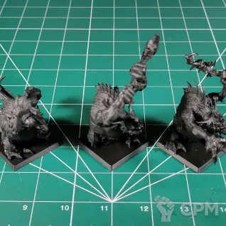 Описание картинки Gloomspite Gitz Fellwater Troggoths (River Trolls) от Каджит по цене 6 998руб | Свободный Рынок Миниатюр - СРМ