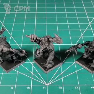Описание картинки Gloomspite Gitz Fellwater Troggoths (River Trolls) от Каджит по цене 6 998руб | Свободный Рынок Миниатюр - СРМ