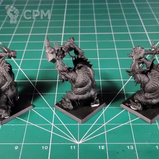 Описание картинки Gloomspite Gitz Fellwater Troggoths (River Trolls) от Каджит по цене 6 998руб | Свободный Рынок Миниатюр - СРМ
