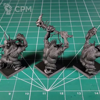 Описание картинки Orc &amp; Goblin Tribes River Trolls от Каджит по цене 6 998руб | Свободный Рынок Миниатюр - СРМ